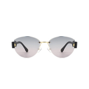 Dastriana - <b>Round</b> Chic Tinted Oval <b>Frame</b> Women's <b>Sunglasses</b> - Product Image 5