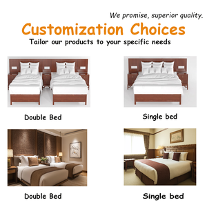 Juegos de muebles de dormitorio cama de madera modernos personalizados para Travelodge by Wyndham Hotel Apartment & Villa para habitación de Hotel personalizada moderna - Product Image 3