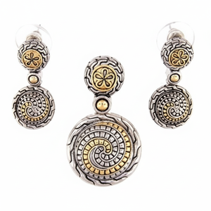 3700SET Orecchini a Perno alla Moda, Accessorio Elegante e Raffinato per Donne - Product Image 1