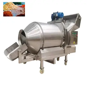 Stainless steel mixing sultana lotus seed red bean grain spices drum mixer