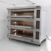 Panneau de commande numérique Four à pont pour la cuisson du pain et du poulet Équipement de cuisine à base de maïs Four 380V