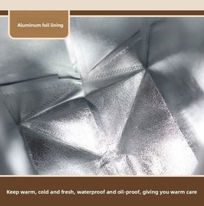 Custom Logo Insulated Non-Woven Thermal Cooler Bag Waterproof & Foldable Eco-Friendly Large Capacity Modern Cooler Bags - Product Image 6
