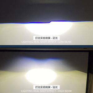 ไฟหน้า LED 2.0 นิ้วเลนส์ลำแสงคู่ H4 12000 LM 6000K 50W สำหรับรถยนต์รถจักรยานยนต์การปรับปรุงแบบดัดแปลงอัพเกรดแบบสากล - Product Image 4