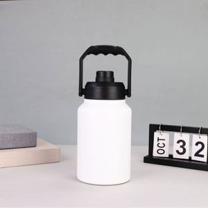 Bouteille isotherme en acier inoxydable de 3,8 L (128 oz) grande capacité pour eau, maintien au froid et stockage de glaçons - Product Image 1
