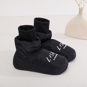 Bottes d'échauffement bon marché Bottes de neige pour femmes Ballet Dance Winter Bottes de neige courtes pour femmes Bottes de neige d'hiver en laine Ballerina pantoufles - Product Image 3