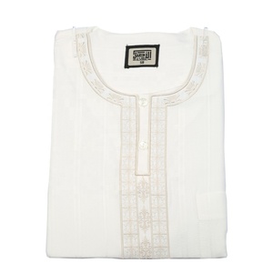 Hochwertige Männer Abaya Ethnic Thobe für AL ASEEL Brand Kurzarm Summer Thobe - Product Image 2