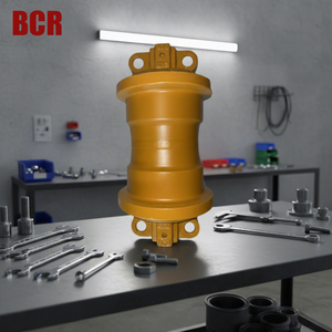 Piezas de Maquinaria de Construcción, Rodillo de Cadena BCR para Excavadora PC200/<span class=keywords><strong>E320</strong></span>/EC210/EC220/SK480, Pieza de Chasis de Bulldozer 50Mn/40MnB - Product Image 1