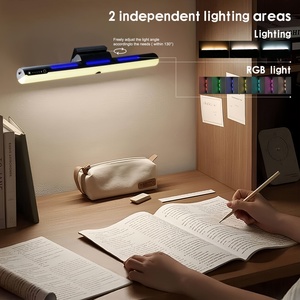 Tira de Luces LED Magnéticas Recargables para Pared con Control Remoto, Lámpara de Escritorio Regulable, Iluminación Inalámbrica Bajo Gabinetes para Armarios - Product Image 3