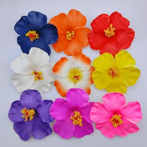 All'ingrosso fiori d'uovo Hawaii Beach accessori per capelli ibisco fiore EVA ibisco schiuma fiore fiore - Product Image 1