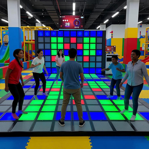Indoor <strong>Interactive</strong> <strong>Game</strong> <strong>LED</strong> Light Jumping Grid <strong>LED</strong> <strong>Floor</strong> Group-building <strong>Interactive</strong> <strong>Games</strong> for Multiple People - Product Image 1