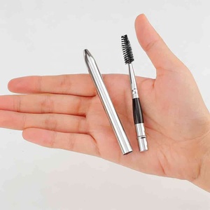 Cepillos Retráctiles <span class=keywords><strong>de</strong></span> Metal para Extensión <span class=keywords><strong>de</strong></span> Pestañas <span class=keywords><strong>con</strong></span> Tubo Protector, Aplicador <span class=keywords><strong>de</strong></span> <span class=keywords><strong>Maquillaje</strong></span>, Varita para Rímel, <span class=keywords><strong>Cepillo</strong></span> para Pestañas <span class=keywords><strong>con</strong></span> <span class=keywords><strong>Tapa</strong></span> - Product Image 4