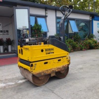 Compacteur routier d'occasion BOMAG BW75H à double tambour, fabriqué en Allemagne, pour la construction, compacteur d'asphalte compact et élégant à double tambour