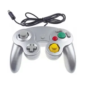Controle para nintendo gameqube, joystick com fio para nintendo gamepad
