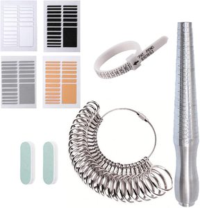 Goede Prijs Sieraden Metalen Aluminium <span class=keywords><strong>Ring</strong></span> Sizer Doorn Meter Versteller Tool Hongjia HJ-RSM001 Cn; Jin - Product Image 2