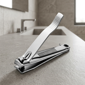 Cortauñas de Acero Inoxidable con Cuchilla Curva, Cortacutículas Ergonómico con Doble Resorte, Alicates de Manicura a Granel para Uñas - Product Image 6