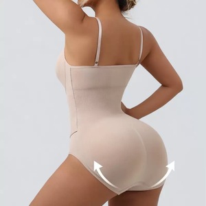 IStapromo Gifts Bodysuit Sexy Booty Tracksuit Shapewear Stretch Back Strap Belly Shorts <b>Workout</b> <b>Jumpsuits</b> for Women - Product Image 5