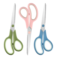 Ensemble de 3 ciseaux multi-usages en acier inoxydable de 8,5 pouces pour la beauté, la coupe de papier, le jardinage et la cuisine