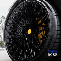 RCSR Personnalisé pour BMW Jantes en alliage forgé Noir brillant 18 20 22 26 pouces Jantes de voiture pour véhicules 5x112 6x139.7