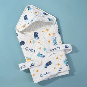 Hood Towel Wrapper <b>Baby</b> <b>Blanket</b> Super Soft Cotton Swaddle <b>Blanket</b> 90*90CM - Product Image 2