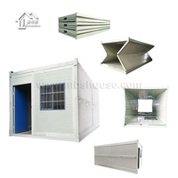 Cabine pliable de 20 pieds de long, kit de cabine pliable prédestinée à un usage domestique ou privé pliable, modèle bigoudis plats