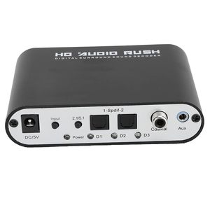 Optical Digital to Analog 6-in-1 Audio Converter hd Audio Rush Digital Sound <strong>Decoder</strong> 5.1 Home Theatre System - Product Image 1