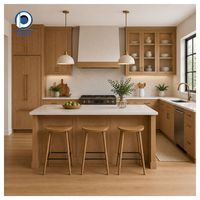 Meuble de cuisine Prima Italian Alpi en placage, charpente en contreplaqué de bouleau marin BWP 18 mm pour cuisine résidentielle européenne