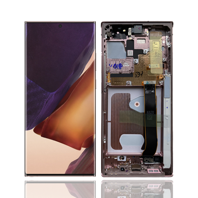 Original LCD Screen for Samsung Galaxy Note 20 Ultra SM-N986B With Frame for Samsung Note 20U Mobile Phone Lcd Display