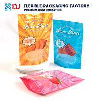 Ecologisch verantwoorde, recyclebare, gravure bedrukte staande pouch voor snacks, fruitchips, gezonde lekkernijen & verpakkingen voor huisdierenvoer