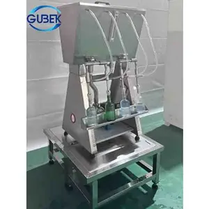 GUBEK Semi-auto negative pressure anti-oil overflow pesticide liquid fllling machine