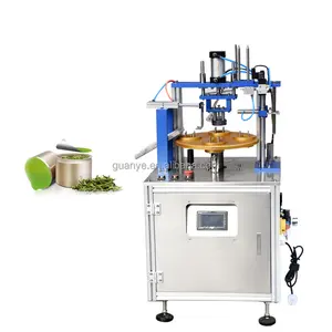 Rotary type 4/6 stations sealing machine for pet cat dog dry food