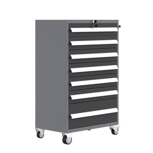 Carro de almacenamiento de herramientas rodantes del fabricante Carro de herramientas mecánicas resistentes | Sistema de almacenamiento móvil OEM personalizado con organizadores de cajones - Product Image 6