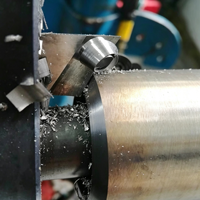 Machine de préparation des extrémités de tuyaux portative ISE-30, machine de chanfreinage interne par expansion, 220V/0.8Mpa pour tuyaux en acier inoxydable de 18-28 mm