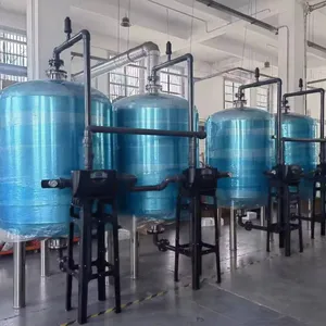 50-200m3 activated carbon filter purification arena mutil media filter coconut shell activated carbon quartz sand filter