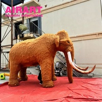 Éléphant gonflable publicitaire en peluche, jouet éléphant mammouth, grand éléphant gonflable pour exposition en parc animalier