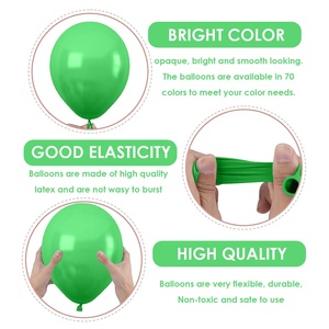 Globo de Látex de Helio de 12 Pulgadas para Decoración de Fiestas, Certificado por la Fábrica Profesional de China, EN71, Alta Calidad - Product Image 2