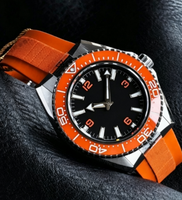 Montre mécanique automatique de plongée pour homme - Boîtier en acier inoxydable, lunette en céramique, mouvement lumineux, vente en gros multicolore