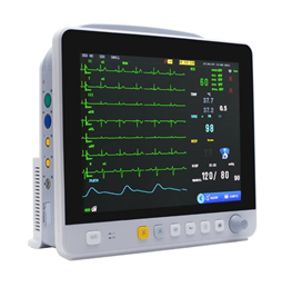 Professionele veterinaire multi-parameter monitor met optionele <span class=keywords><strong>ECG</strong></span>, SPO2, NIBP, RESP, TEMP - Product Image 4