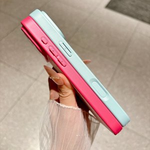 Trending colors wave water ripple glitter phone case for iPhone 17-13 pro max simple fashion back <b>cover</b> factory wholesale - Product Image 4