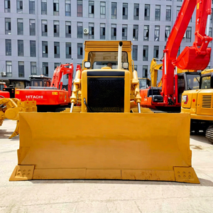 รถดันดินตีนตะขาบ Caterpillar D6D มือสองจากญี่ปุ่นแท้ เครื่องยนต์ CAT 3306 รถดันดินขนาดกลาง พร้อมริปเปอร์ สำหรับงานก่อสร้างปรับระดับพื้นดิน - Product Image 1
