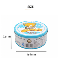 Boîtes en fer blanc personnalisées et raffinées pour biscuits de Noël, avec impression numérique et offset, finition brillante, pour pizzas et aliments pour bébés