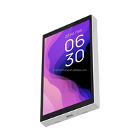 Panneau de Contrôle Intelligent Maison 5 Pouces Standard US Alexa Tuya Wifi Zigbee, Alimenté par USB Électrique, 2 Lumières pour Usage Extérieur Voiture