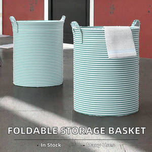 Foldable Eco-Friendly Non-woven Fabric <b>Storage</b> Basket XL Size for Bathroom/<b>Laundry</b> Toy & Clothing <b>Organization</b> - Product Image 2