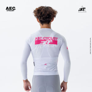 Maillot de cyclisme personnalisé à manches longues pour <span class=keywords><strong>homme</strong></span>, respirant, maillot de vélo d'été, maillot de cyclisme personnalisé pour équipe de course, club - Product Image 4