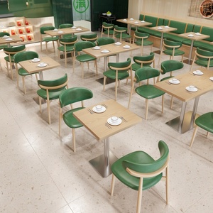 Table de <span class=keywords><strong>restaurant</strong></span>, chaise de salle à manger, canapé, ensemble de mobilier commercial, idéal pour <span class=keywords><strong>restaurant</strong></span> de fondue, café, salon de thé - Product Image 5