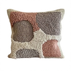 Fashionable Boho Tufted Cushion Cover Hot Selling Unique Handwoven Decorative <b>Throw</b> Pillow Custom Design - Product Image 1