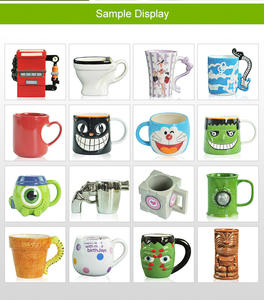 Venta al por mayor de Halloween <span class=keywords><strong>Horror</strong></span> Freddy Jason máscara taza bola fantasma diablo cien Slash pintado personalizado taza de café de cerámica - Product Image 2