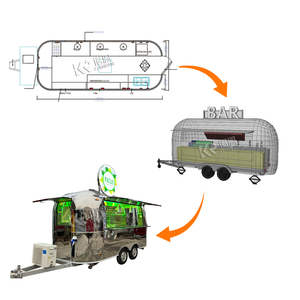 Camion de restauration rapide en acier inoxydable 2025, camion de restauration mobile entièrement équipé pour sandwichs, boulangerie, à vendre - Product Image 2