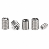 Inserts filetés en acier inoxydable 304, inserts à vis M2/M3/M4/M5, kits de réparation de filetages dénudés, norme GJB119, force de compression 8.8
