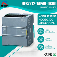 Controlador Lógico Programable Siemens 100% Original Nuevo SIMATIC S7-1200 Compacto a Prueba de Fallos CPU 1212FC DC/DC/DC 6ES7212-1AF40-0XB0