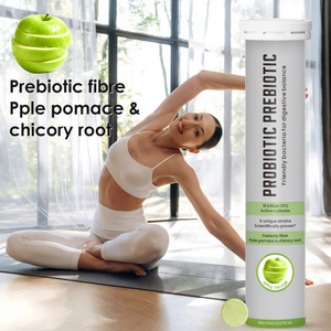 Tableta Efervescente Probiótica Vegana Julong OEM, Probióticos + Prebióticos, 18 Mil Millones de UFC, Suplemento Probiótico Orgánico - Product Image 1